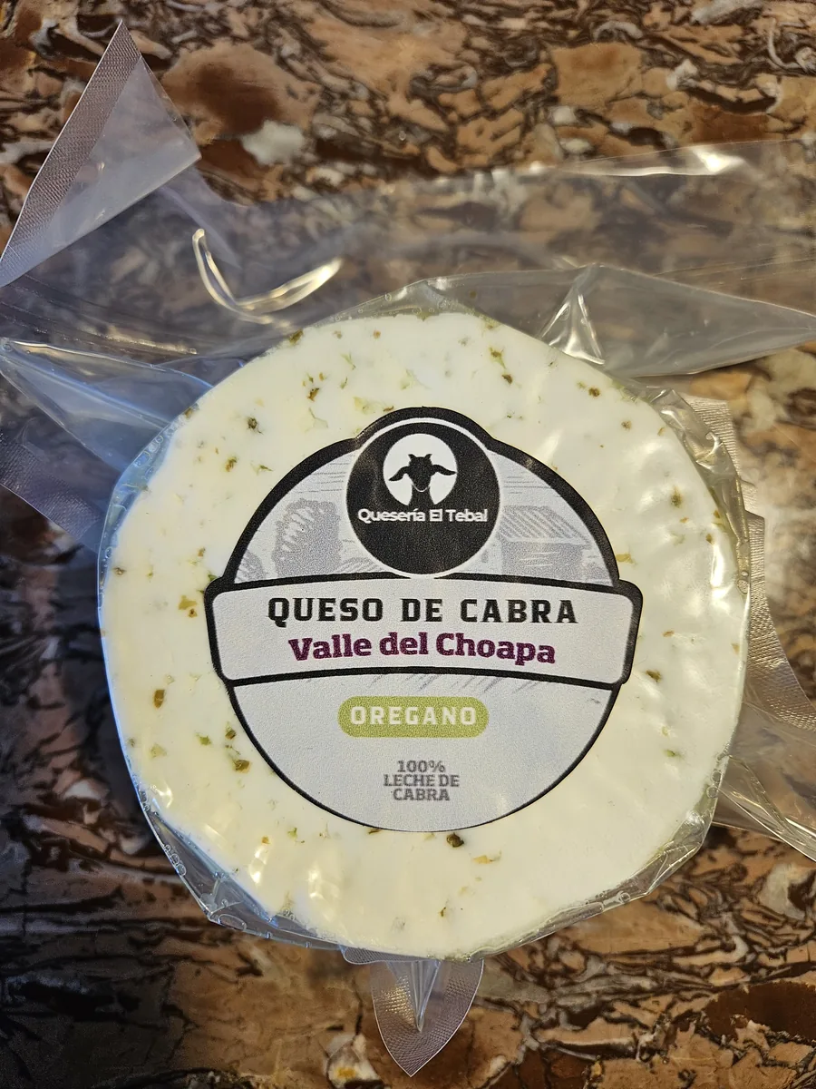 Queso de cabra orégano 400 g sellado al vacío